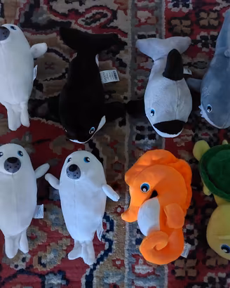 Lotto 8 peluche nuovi 