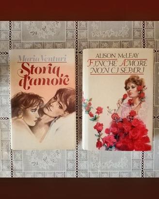 Lotto 2 libri romanzi rosa vintage 