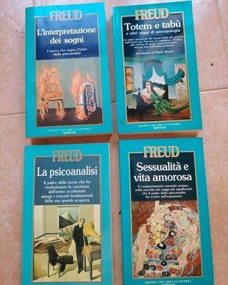 Lotto quattro volumi Sigmund Freud sogni e psiche 