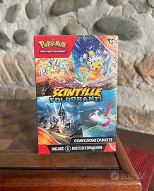 scintille folgoranti bundle 6 buste pokemon