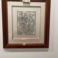 QUADRO CON SERIGRAFIA IN ARGENTO