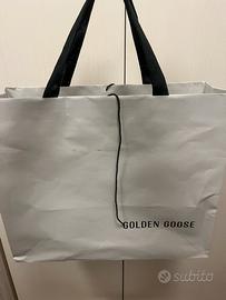 Sacchetto carta shopping bag Golden Goose