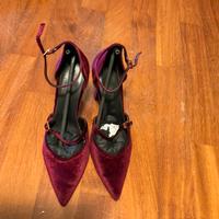 Tacchi velluto bordeaux