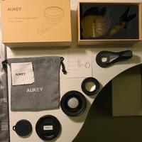 Lenti per cellulare aukey wide angle macro