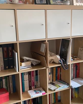 Libreria ikea 4x4 box in betulla