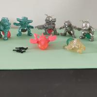 9 KOMBATTINI, verdi, grigi, rosa, nero, GLITTERATO