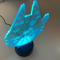 Lampada led 3D Star Wars