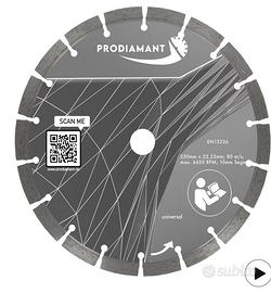 Disco diamantato per smerigliatrice