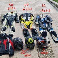 ABBIGLIAMENTO MOTO TUTA CASCO