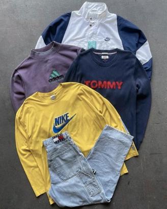 STOCK LOTTO 3 KG VESTITI FIRMATI E NON ~ VINTAGE