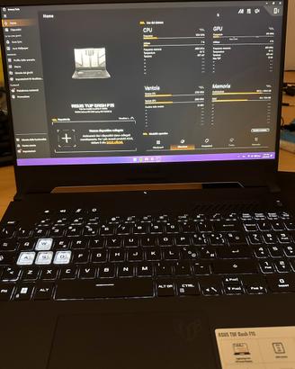 Asus TUF Dash F15 i7 RTX 3050 16GB DDR5 512GB SSD