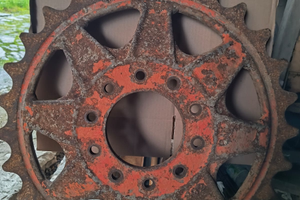 4 Rulli carro inferiori ruotaFiat 655-805FL6 OM 50