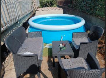 Piscina bestway + pompa filtro e telo solare