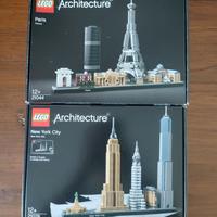 Lego architecture Parigi + New York nuovi 