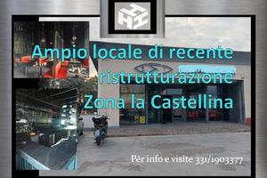 Ampio locale commerciale completo ed arredato