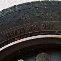 Gomme + cerchi Pirelli 155/65 r14