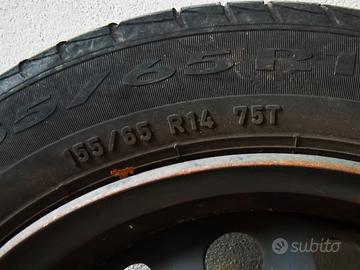 Gomme + cerchi Pirelli 155/65 r14