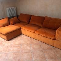 Divano angolare Doimo +libreria integrata e coprid