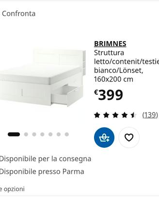 Letto completo ikea piu doghe