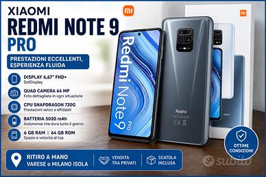 Xiaomi Redmi Note 9 Pro 6/64GB + scatola