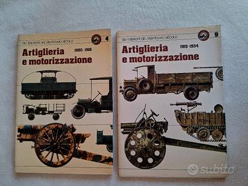 Libri: Artiglieria e motorizzazione  2 libri 