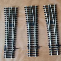 Rivarossi scambi sinistri N3342 NEM120 scala H0