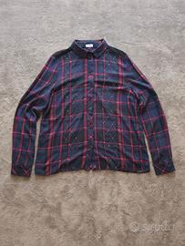 Camicia Liu Jo Donna Tartan Borchie Taglia 46