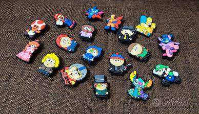 Ciondoli Crocs South Park The Simpsons Super Mario