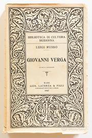 Giovanni Verga / Luigi Russo 1947