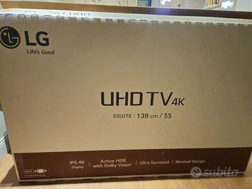 TV LG smart 55" 4K UHD Dolby Vision