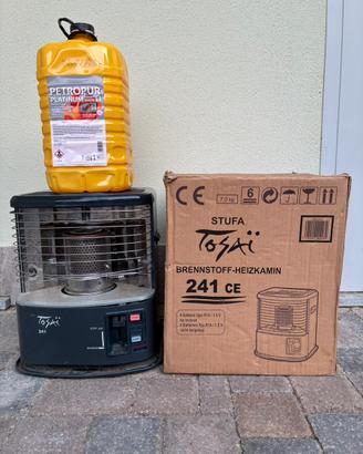 Stufa Tosai 241 + 9 lt combustibile nuovo!