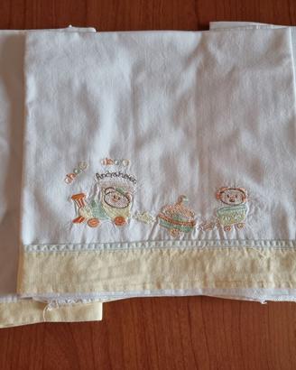 4 set lenzuola carrozzina