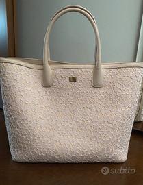 Borsa in pizzo e pelle Dolce&Gabbana