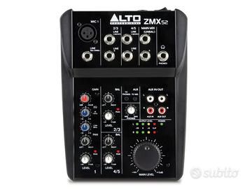 MIXER 5 CANALI ANALOGICO ALTO ZMX52