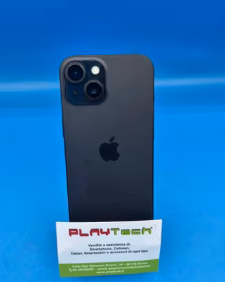 APPLE IPHONE 15 BLACK 128GB   BATTERIA 100%  USATO