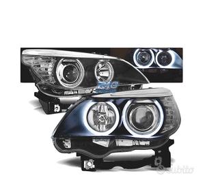 FARI BMW E60 E61 03-07 OCCHI ANGEL CCFL NERI