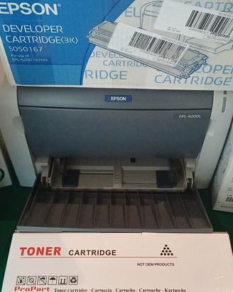 Stampante LASER EPSON EPL-6200 +4 TONER 12000fogli