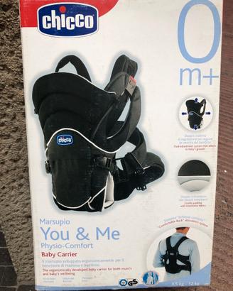 Marsupio You&Me physio-comfort Chicco colore black