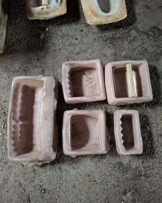 set vintage ceramica incasso  5 pz