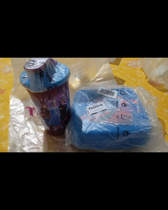 Portamerenda e borraccia Frozen Tupperware