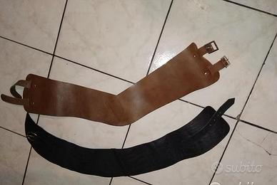 Cinturone pelle vintage larghi 11 e 14 cm