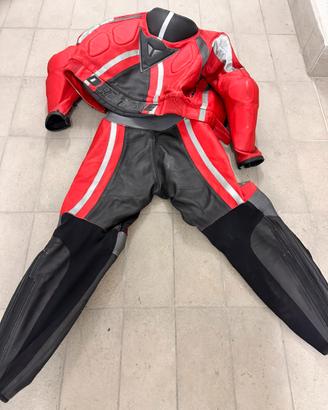 Tuta pelle moto Dainese divisibile tg50