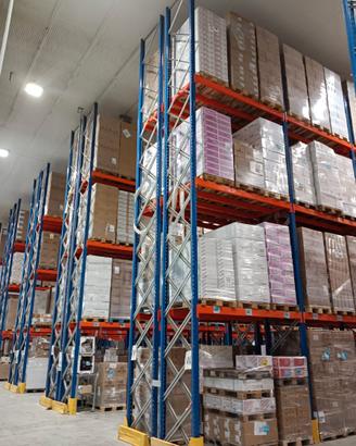 Scaffalatura porta pallet cosmet