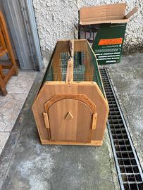 Trasportino vintage in legno e Rete
