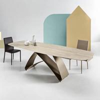 TAVOLO 100X200 ALL.280 IKONE KING TRAVERTINO OPACO