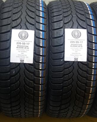 4 GOMME 235 55 17 BRIDGESTONE A76406