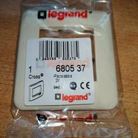 Legrand Cross Placca Sabbia 2 Moduli Art. 680537