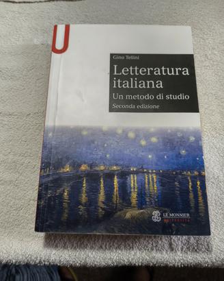 Letteratura Italiana un metodo di studio Tellini 