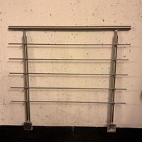 Ringhiera scale in acciaio inox