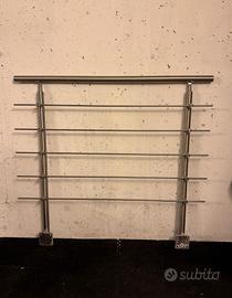 Ringhiera scale in acciaio inox